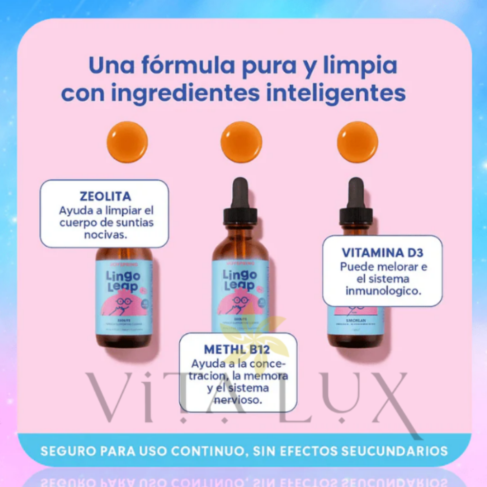 2X1 Gotas para Inteligencia y Concentración al Máximo + 🎁 Guía “25 Ejercicios para Mejorar la Concentración y Calma Mental de tu Hijo” GRATIS + Envío Gratis