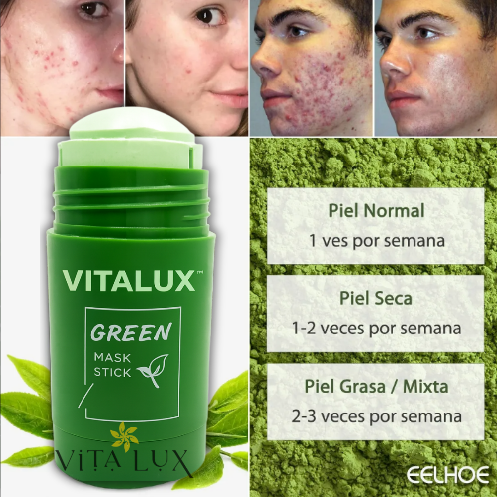 Pack 3x1 Green Mask Stick™ – Mascarilla Detox Anti-Impurezas | Limpia Poros, Reduce Acné y Controla Grasa + 🎁 Guía “10 Rutinas de Skincare Piel de Porcelana” + Envío Gratis