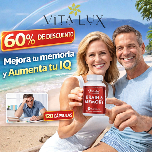 120 Caps NeuroIQ™ Potenciadoras Cerebrales  – Recupera Memoria, Enfoque y Claridad Mental + 🎁 Guía “25 Ejercicios Mentales para Mejorar Memoria”+ Envío Gratis