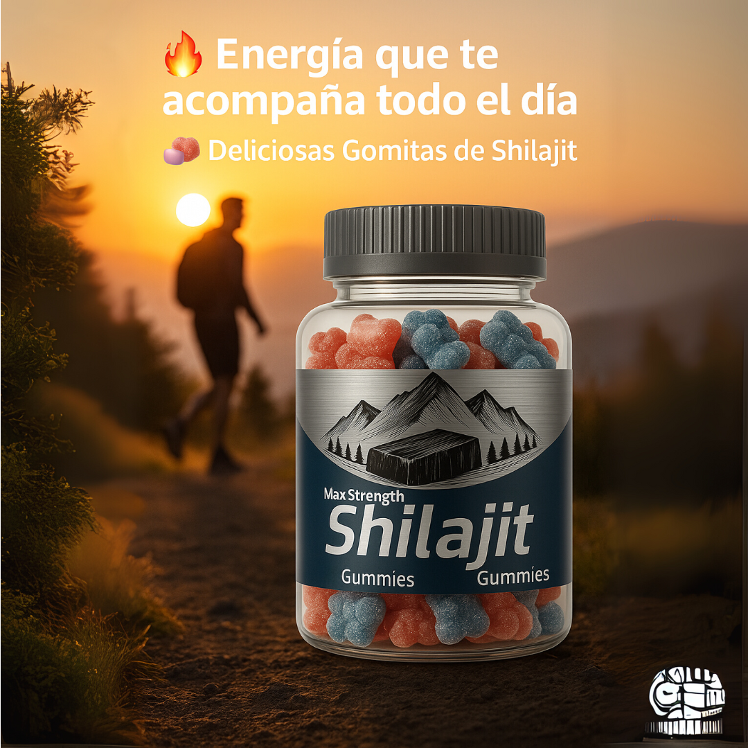 60 Gomitas Shilajit - Poder, Energia y Desempeño Maximo