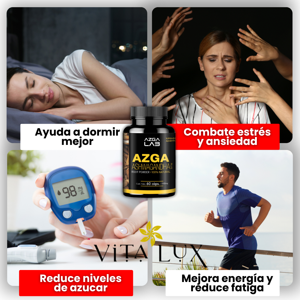 Ashwagandha Vitalux 60 Gomitas | Equilibrio Emocional, Energía y Bienestar en Tiempos Difíciles 🏞️