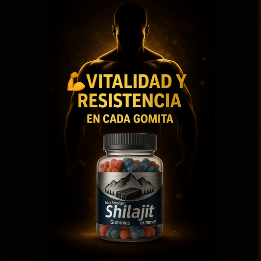 60 Gomitas Shilajit - Poder, Energia y Desempeño Maximo