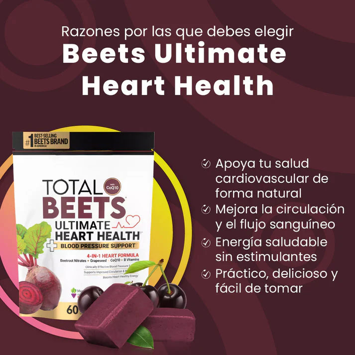 GOMITAS DE REMOLACHA - MEJORA TU CIRCULACIÓN Y TU PRESION ARTERIAL