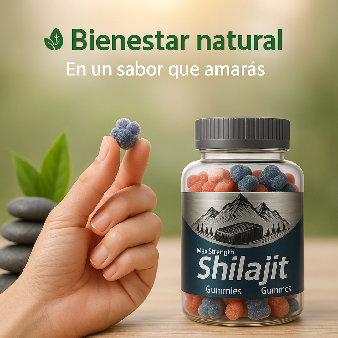 60 Gomitas Shilajit - Poder, Energia y Desempeño Maximo