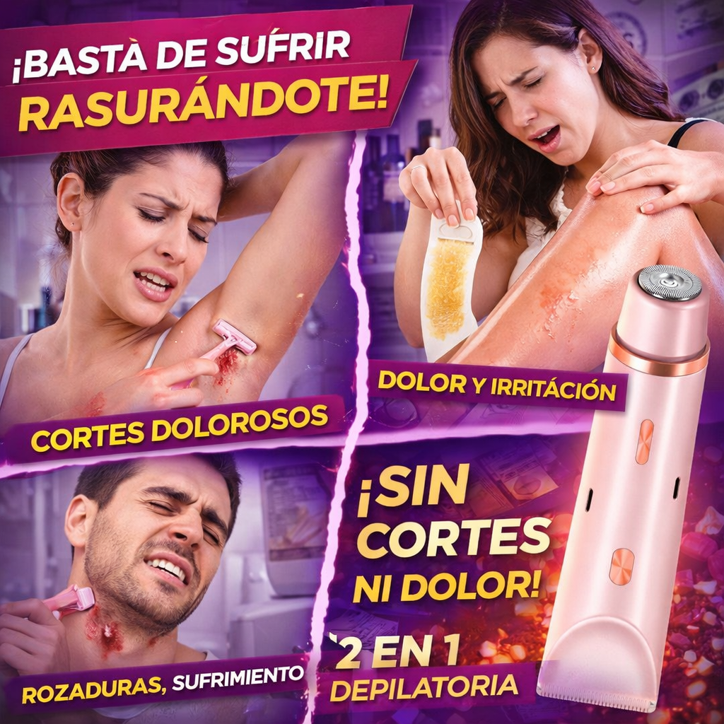 VelvetTouch™ – zonas claras y sin vellos en segundos + 🎁 Guía “10 Trucos Secretos para atraer a cualquier hombre” GRATIS + Envío Gratis