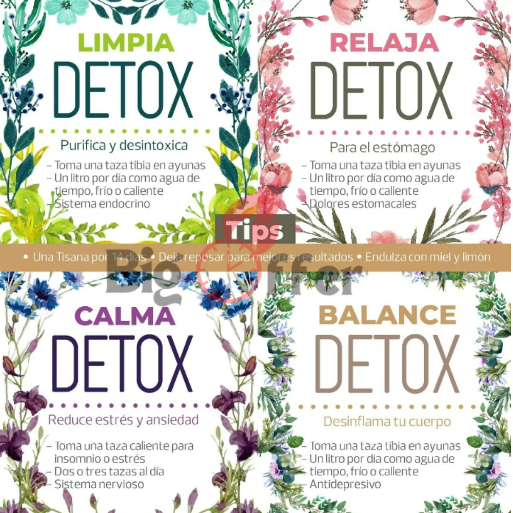 Té DetoxiZen™ – Tisana Natural de 14 Días | Limpia, Desinflama y Recupera tu Energía