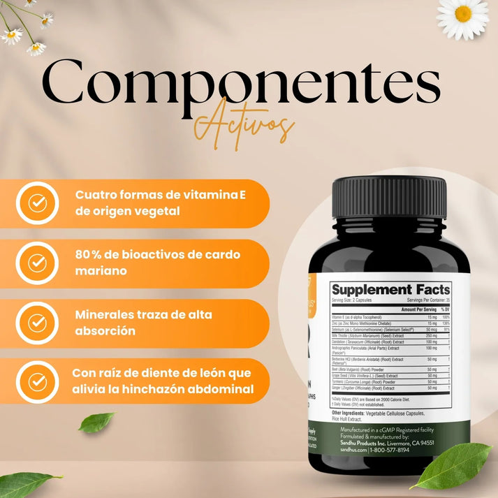 LIVER DETOX Y REPARACIÓN DEL HÍGADO