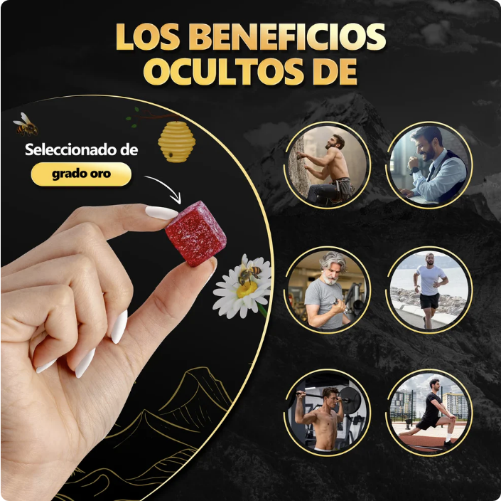 60 Gomitas Shilajit - Poder, Energia y Desempeño Maximo