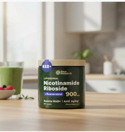 80 caps NAD+ Nicotinamide Riboside con Resveratrol | Energía Celular, Enfoque y Envejecimiento Saludable | 80 Cápsulas + 🎁 Guía "21 Hábitos para Sentirte 10 Años Más Joven" GRATIS + Envío Gratis