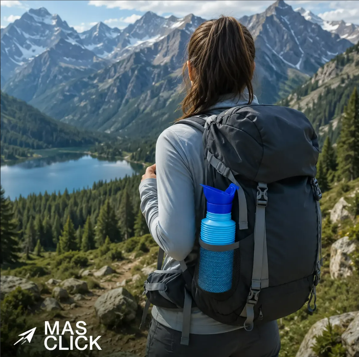 Orinal Portátil Unisex Retráctil 750 ml | Adultos, Niños y Viajes + 🎁 Guía "21 Hábitos para Recuperar el Control de tu Vejiga" + Envío Gratis
