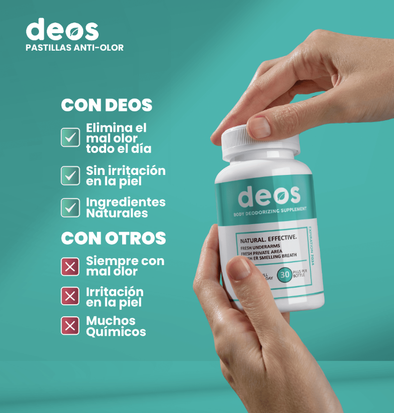 30 CAPSULAS ANTÍ OLOR-DESODORANTE NATURAL 🌿🌸 ALIENTO Y CUERPO FRESCO 24/7