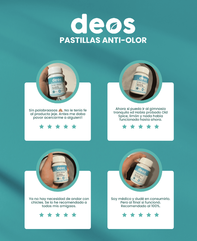 30 CAPSULAS ANTÍ OLOR-DESODORANTE NATURAL 🌿🌸 ALIENTO Y CUERPO FRESCO 24/7