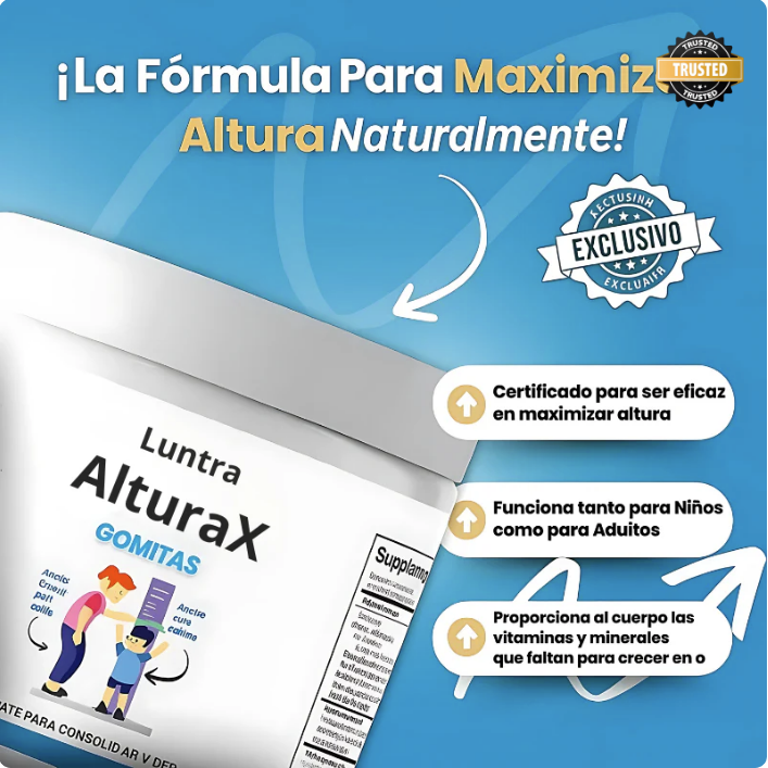 Gomitas para el crecimiento acelerado de los niños