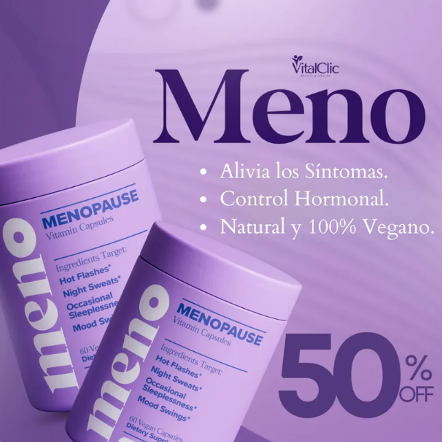 60 Cápsulas Naturales para Sofocos, Descanso y Control de Peso en Menopausia + 🎁 Guía “Cómo Controlar Sofocos y Recuperar tu Cuerpo en 21 Días” + Envío Gratis