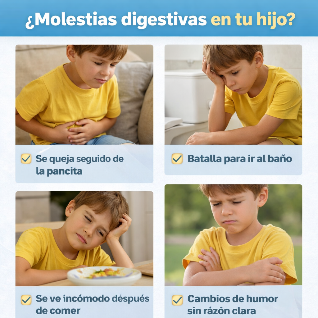 100 Caps Flora Kids Plus™ – Probióticos + Prebióticos para Niños | Apoyo Digestivo Suave y Pancita Equilibrada | 100 Gomitas + 🎁 Guía Digital “21 Hábitos para Niños Saludables” + Envío Gratis