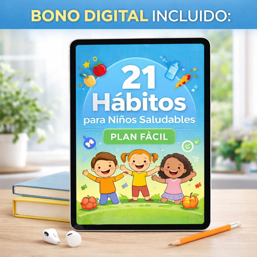 100 Caps Flora Kids Plus™ – Probióticos + Prebióticos para Niños | Apoyo Digestivo Suave y Pancita Equilibrada | 100 Gomitas + 🎁 Guía Digital “21 Hábitos para Niños Saludables” + Envío Gratis
