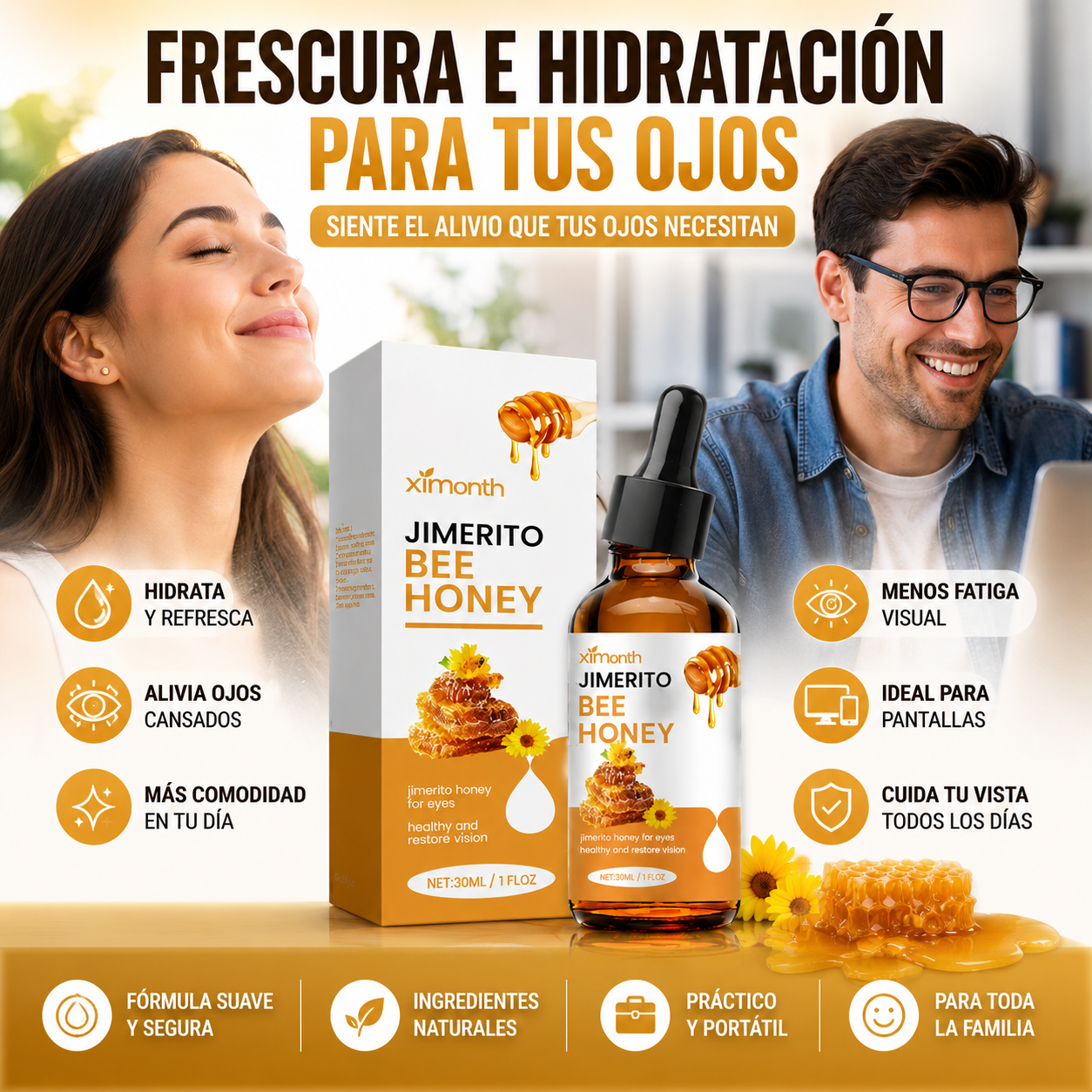 EyeFresh™ – Hidratación y Apoyo Tradicional para Cataratas, Ojos Cansados y Fatiga + 🎁 Guía Digital "21 Hábitos para Descansar tu Vista en la Era Digital" + Envío Gratis