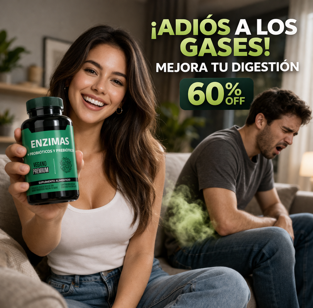 100 Caps GutBalance Pro™ – Enzimas, Probióticos y Prebióticos | Desinflama tu Cuerpo y Mejora tu Digestión + 🎁 Guía “Desintoxica tu Sistema Digestivo en 21 Días”+ Envío Gratis