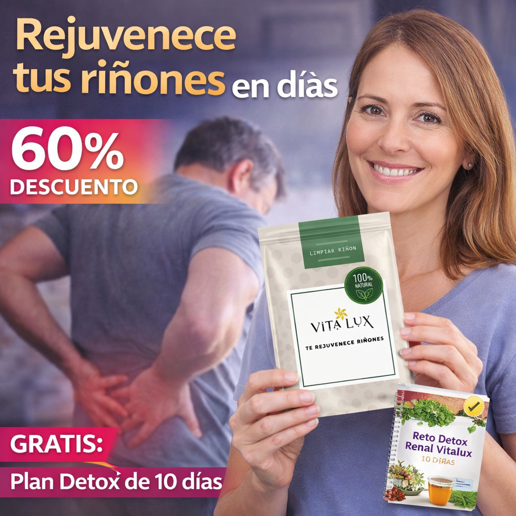 500g Renal Detox™ – Té Herbal para Apoyar la Limpieza Natural de Riñones y Vías Urinarias + 🎁 Reto Detox Renal 10 Días+ Envío Gratis