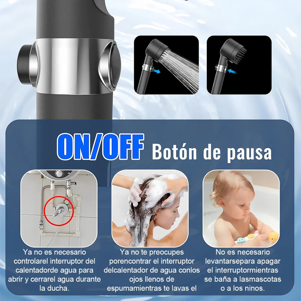 TurboMax™ – Más presión, menos tiempo, mejor baño +🎁 Manual 12 pasos simples para tener un hogar inteligente gastando menos GRATIS + Envío Gratis