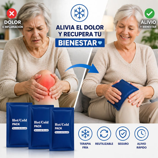 Pack 3 Compresas Terapéuticas® — Alivio rápido para dolor e inflamación + 🎁 Guía “21 Días para desintoxicar tu Cuerpo” + Envío Gratis