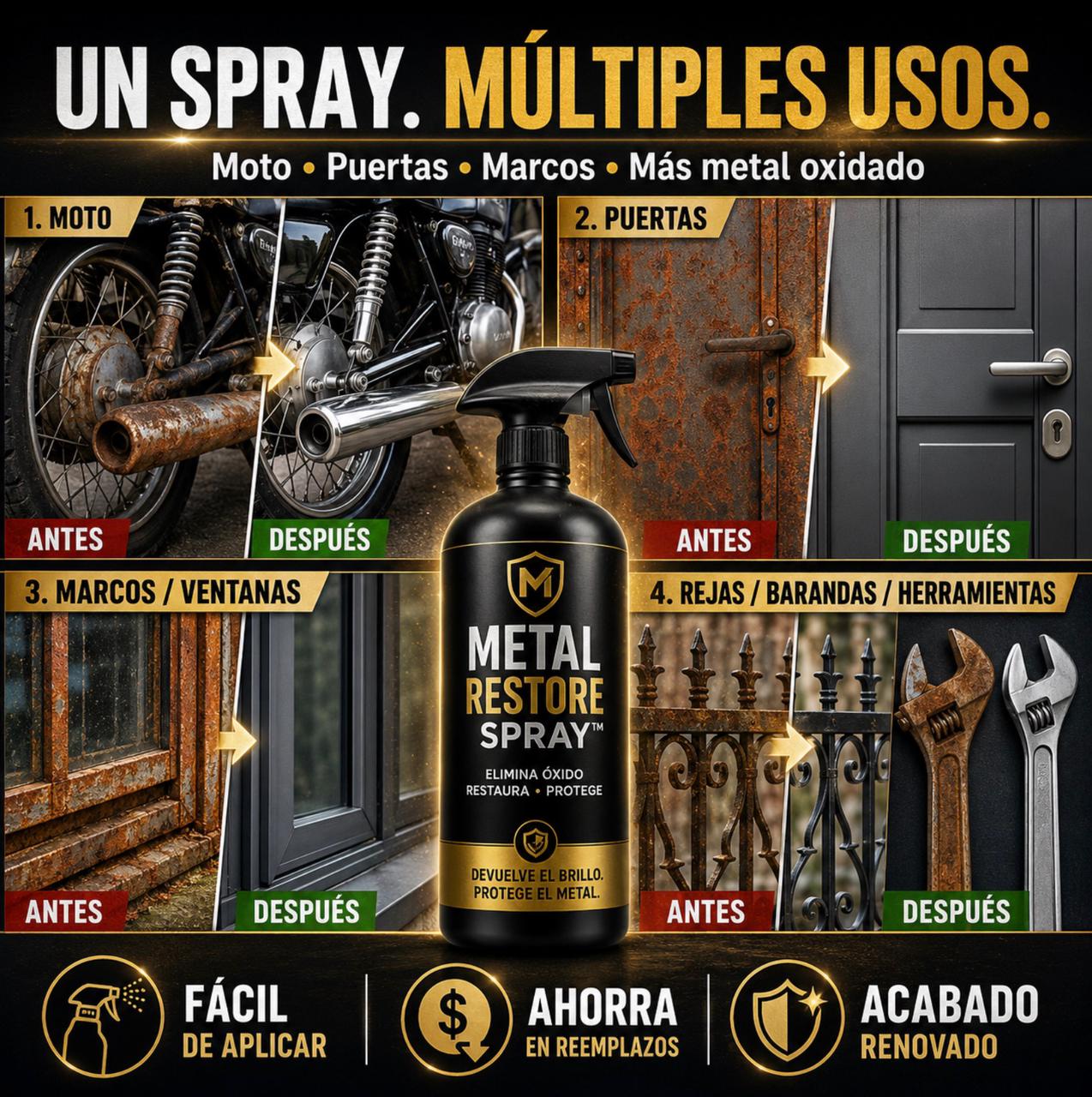 Metal Restore Universe™ — Convierte metal viejo en acabado premium