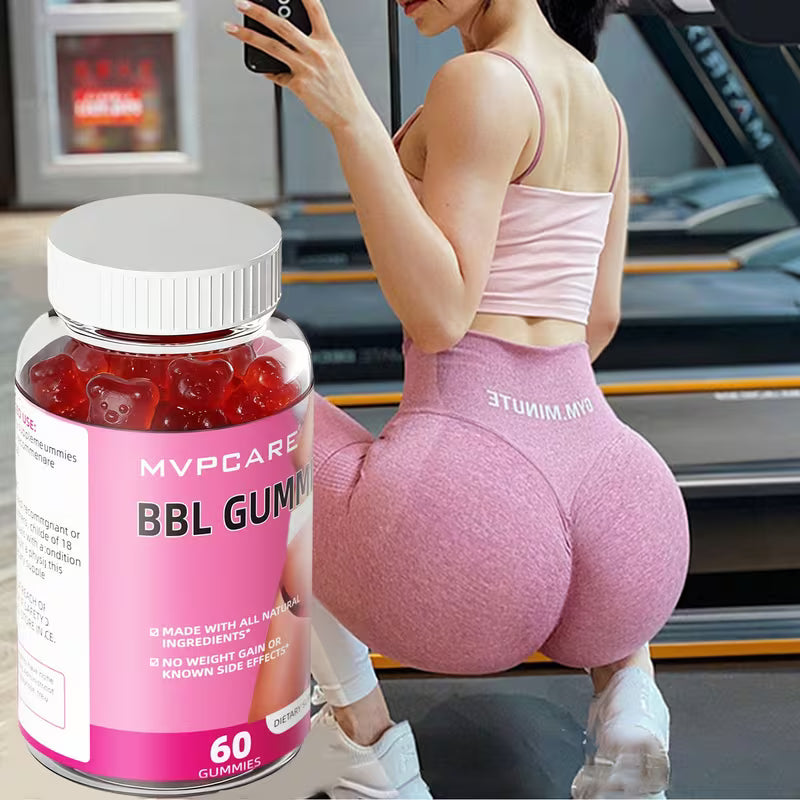 60 Caps CurvyBloom™ – Gomitas para una Figura Más Curvilínea y Femenina + 🎁 “25 Secretos para Verte Más Curvilínea y Femenina” + Envío Gratis