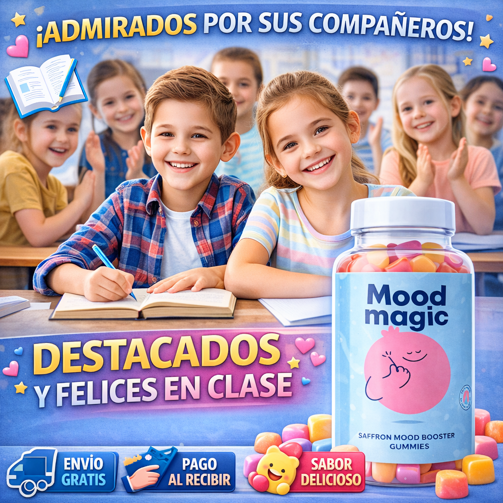 📚🍬 60 Gomitas Infantiles – Apoyo para Concentración, Enfoque y Equilibrio Emocional | Envío Gratis 🍎📚